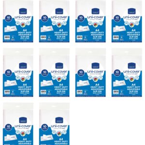 Adjustable Book Covers A4 10’s 120 Micron