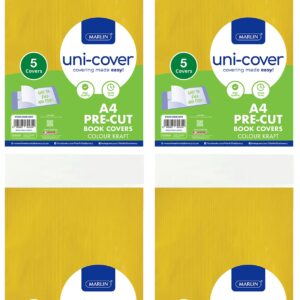 Colour Kraft Precut Book Covers A4 5’s