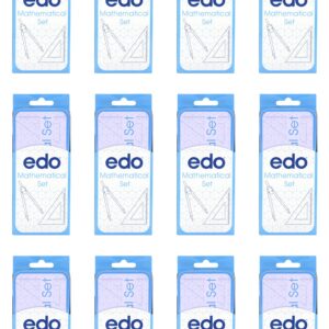 Math Sets 9 Piece In Metal Container