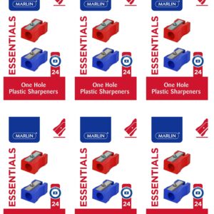 1 Hole Plastic Sharpeners 24’s 24’s, 1 Hole