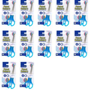 Kids Blunt Nose Scissors 130mm, Neon Glitter Handle