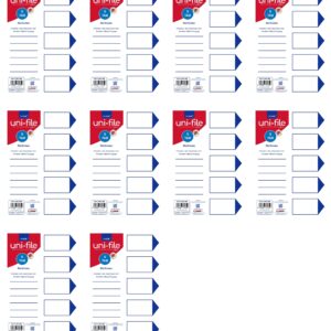 File Dividers & Indexes Polyprop: 5 Position
