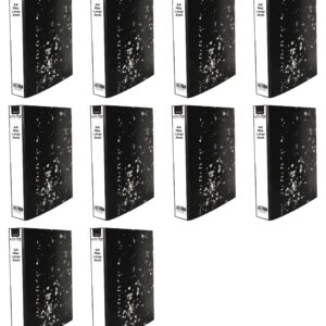 Lever Arch File Black Mottle Mini – Plastic Compressor Only