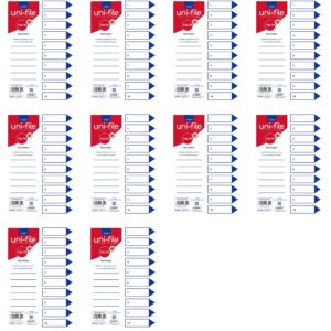 File Dividers & Indexes Polyprop: 10 Position Printed 1-10