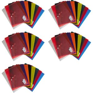 Carry Folders (A4+) Assorted Colours Per Pack