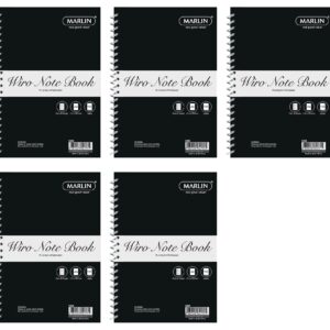 Side Spiral Wiro Note Book A4 150 Page Punched & Perforated