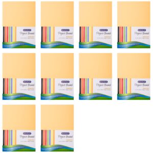 Project Boards A4 160gsm 10’s Pastel Buff
