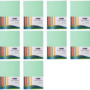 Project Boards A4 160gsm 10’s Pastel Green