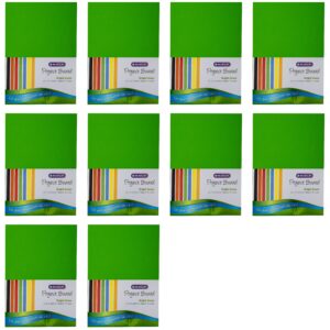 Project Boards A4 160gsm 10’s Bright Green
