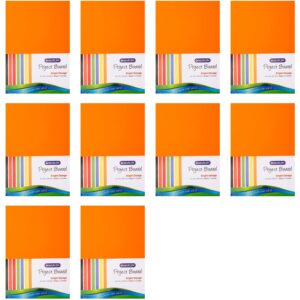 Project Boards A4 160gsm 10’s Bright Orange