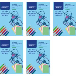 Paper Pad A4 Paper Pad 50 Sheets 80gsm Pastel Assorted