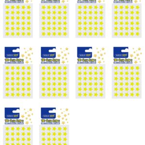 Kids Self Adhesive Stickers Gold Stars 180’s 180, Gold Stars