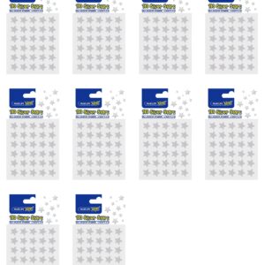 Kids Self Adhesive Stickers Silver Stars 180’s 180, Silver Stars
