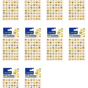 Kids Self Adhesive Stickers Smiley Faces 384’s 384 Assorted Smiley Faces Stickers