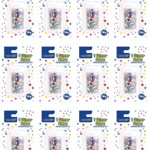 Kids Glitter Stars Assorted 10g Blister Card
