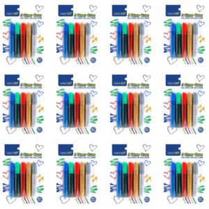 Kids Glitter Glue 10ml 5’s – Blue, Green, Red, Gold & Silver Blister Card
