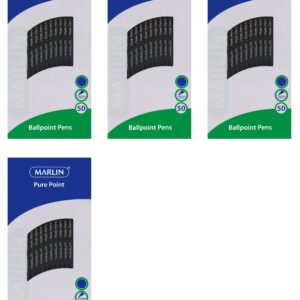 Pure Point Transparent Medium Pens 1’s Blue: Bulk