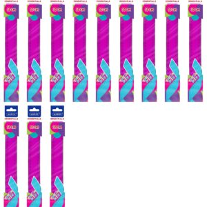 Flexible Rulers 30cm 4 Assorted Colours (Blue, Green, Pink & Yellow)