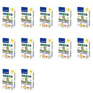 Kids Colour Chalk 12’s Assorted Colours, 12’s