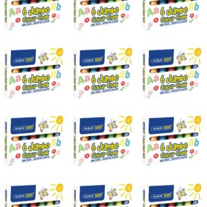 Kids Jumbo Coloured Chalk 6’s 6’s