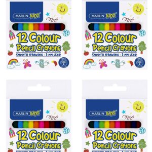 Kids Colour Pencils 12’s 12’s, Short