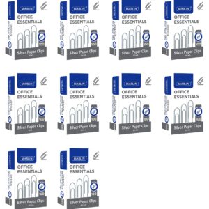 Office Essentials Silver Paper Clips 50mm 100’s