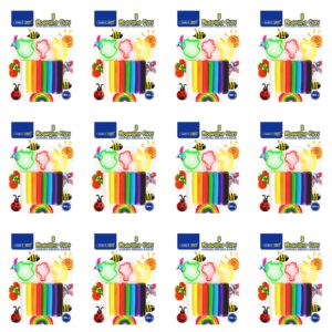 Kids Modelling Clay 120g 8 Colours With 3 Assorted Moulds / Cutters