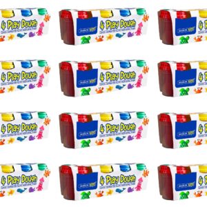 Kids Play Dough Tubs 4 Colours X 56g Each