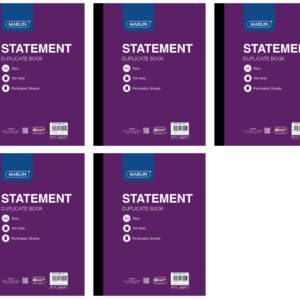 Duplicate A5 Books Statement