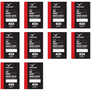 Memo Books A6 96p – Hard Covers