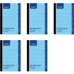 Manuscript Books A5 192p Indexed A-Z