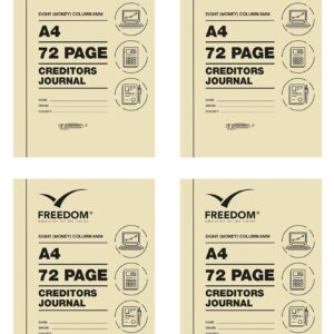 Accounting Books A4 72p 8 mc Creditors Journal