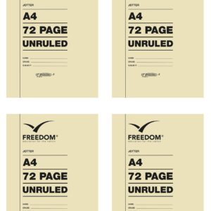 Jotter A4 72p Unruled