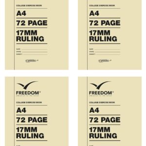 College Books A4 72p 17mm