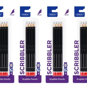 Graphite 2H End Dipped Pencils 4’s 2h End Dipped Pencil Black Barrel 4’s