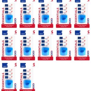 Eraser 3 Pack 60mm x 20mm x 10mm + 2 Hole Sharpener With Container