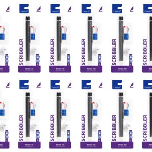 Hb Pencil Combo 2 Hb Pencils + 1 Hole Metal Sharpener + Eraser 60x20x10mm