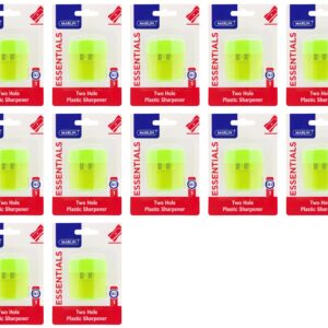 2 Hole Plastic Sharpener Container New