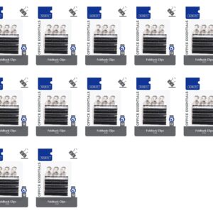 Office Essentials Fold Back Clips 19mm 12’s – On Blister Card