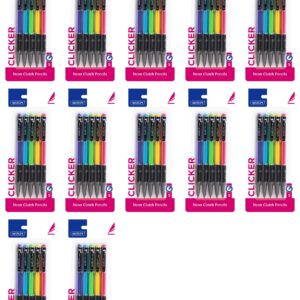 Neo Clickers Clutch Pencils Neo Clickers Clutch Pencils 5’s Assorted 0.5mm NEW