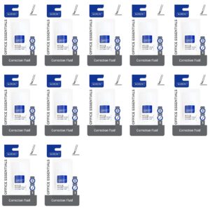 Office Essentials Correction Fluid Bottle 20ml With Brush 1’s (Quick Dry)